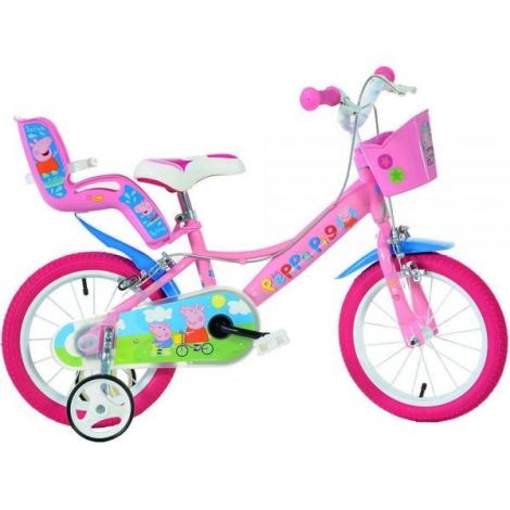 Bicicleta copii 4-6 ani, 16 inch, Peppa Pig, Dino Bikes DB164RPGS - imagine 7
